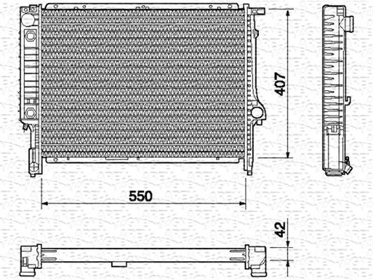 MAGNETI MARELLI Radiators, Motora dzesēšanas sistēma 350213433000